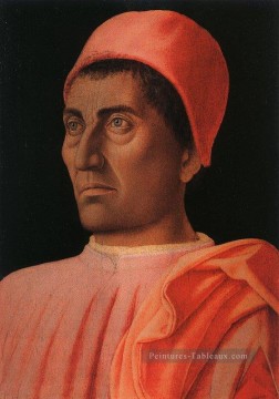 Portrait du Protonaire Carlo de Médicis Renaissance peintre Andrea Mantegna Peinture à l'huile